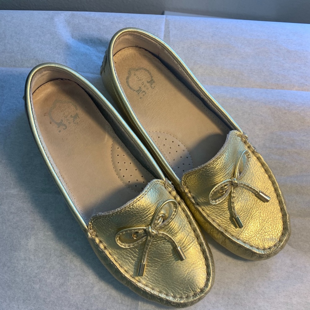 C Wonder Gold Loafers